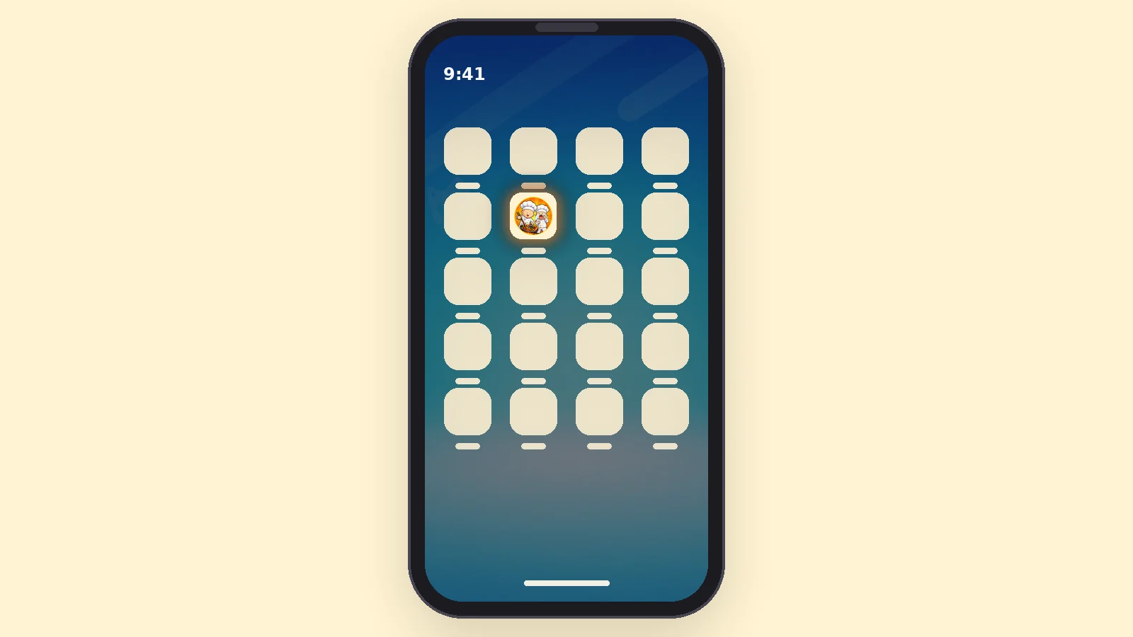 A phone home screen with the a Bit SaiGon icon sitting among the other app icons.
